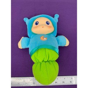 Play School  Hasbro 2011 Glowworm Replacement Shell Blue Moon Star NO Glow Stick